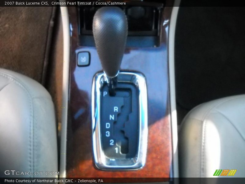 Crimson Pearl Tintcoat / Cocoa/Cashmere 2007 Buick Lucerne CXS