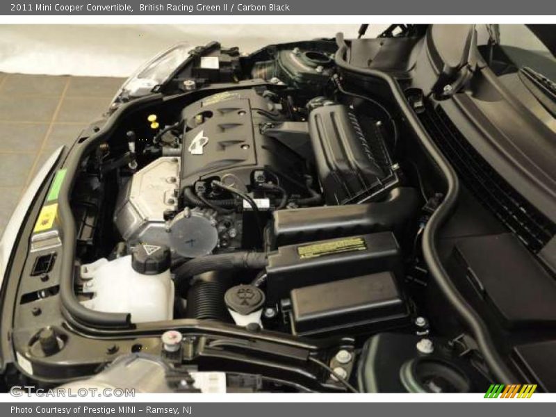 British Racing Green II / Carbon Black 2011 Mini Cooper Convertible
