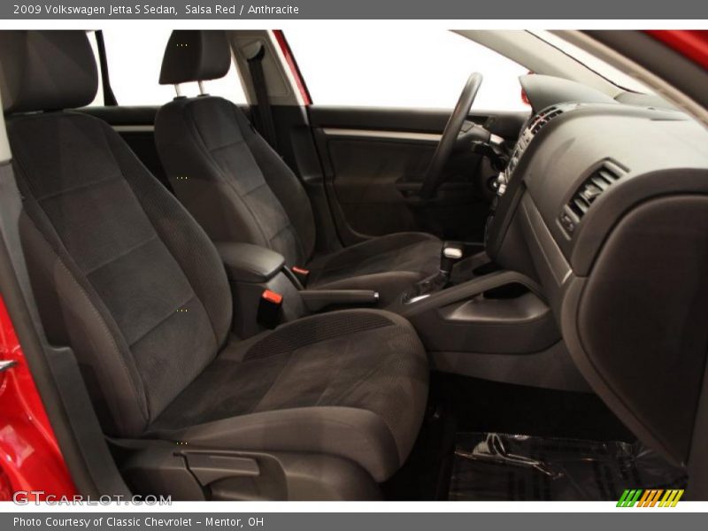  2009 Jetta S Sedan Anthracite Interior