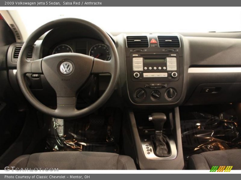 Dashboard of 2009 Jetta S Sedan
