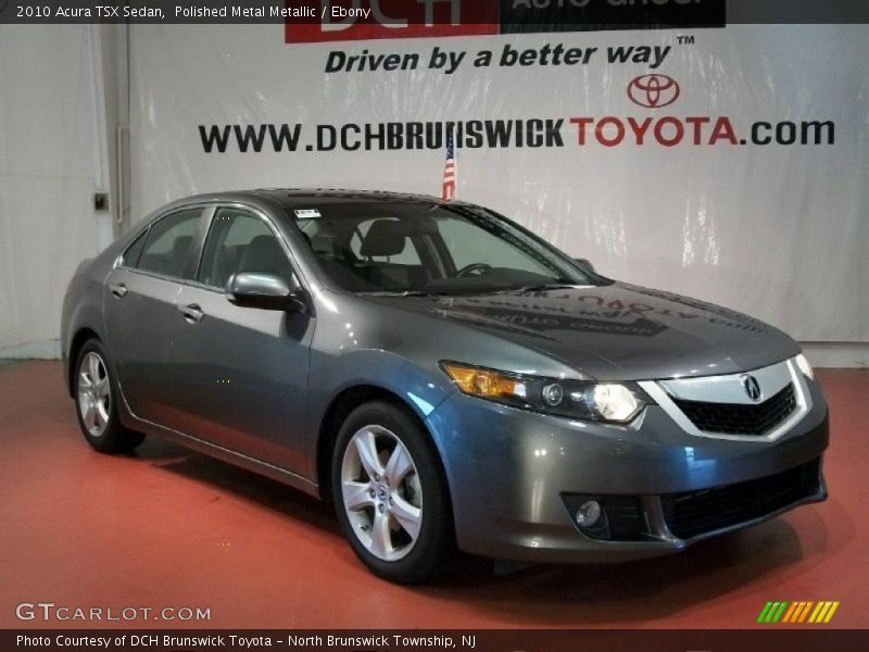 Polished Metal Metallic / Ebony 2010 Acura TSX Sedan