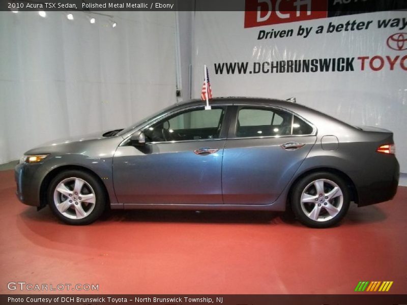 Polished Metal Metallic / Ebony 2010 Acura TSX Sedan