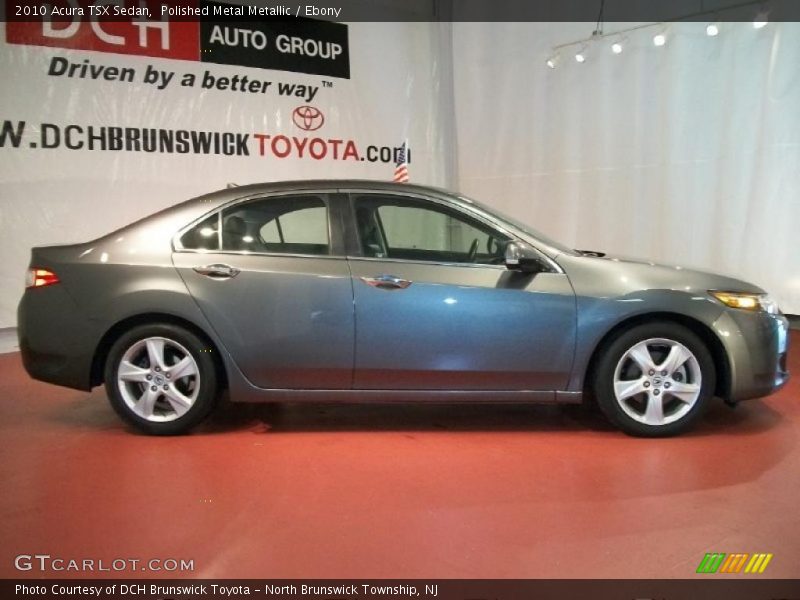 Polished Metal Metallic / Ebony 2010 Acura TSX Sedan