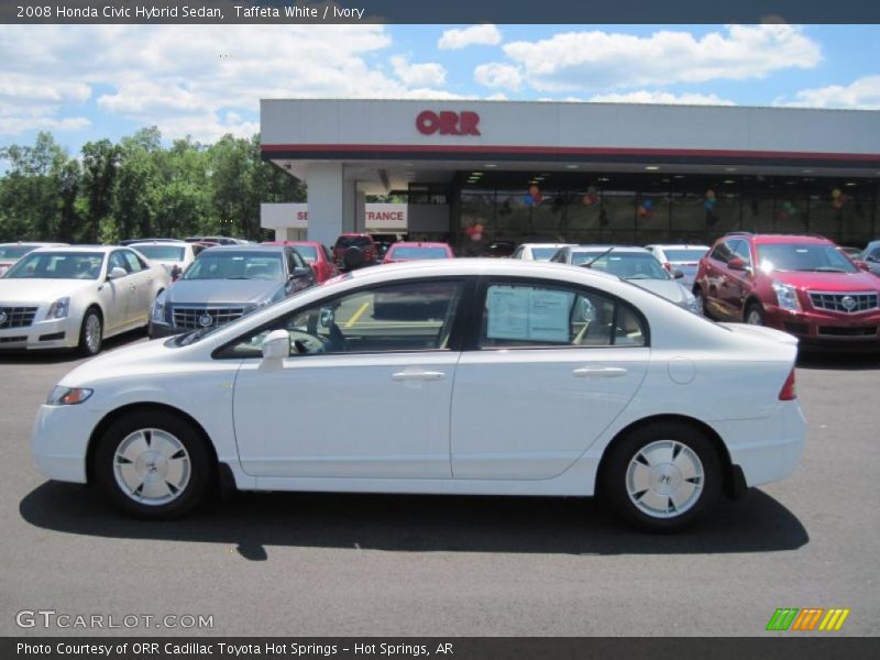 Taffeta White / Ivory 2008 Honda Civic Hybrid Sedan