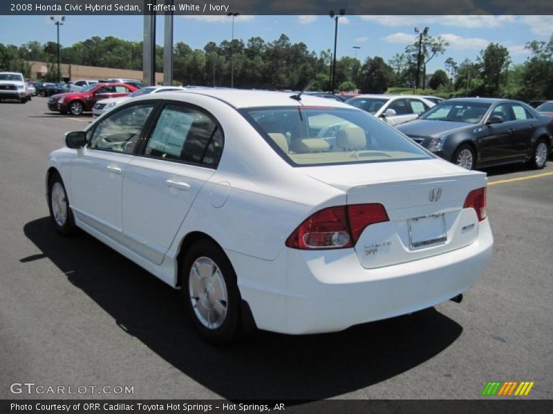 Taffeta White / Ivory 2008 Honda Civic Hybrid Sedan