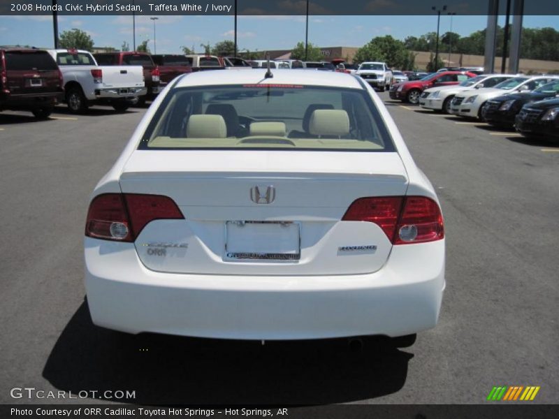 Taffeta White / Ivory 2008 Honda Civic Hybrid Sedan