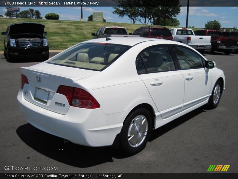 Taffeta White / Ivory 2008 Honda Civic Hybrid Sedan