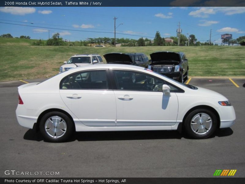 Taffeta White / Ivory 2008 Honda Civic Hybrid Sedan