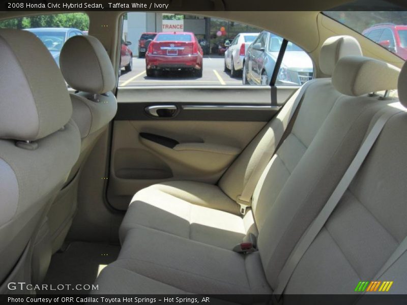 Taffeta White / Ivory 2008 Honda Civic Hybrid Sedan