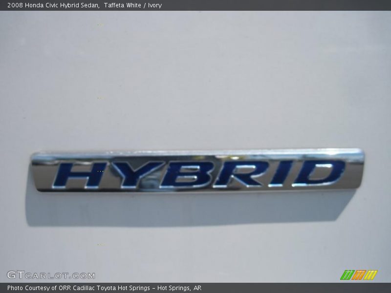 Taffeta White / Ivory 2008 Honda Civic Hybrid Sedan