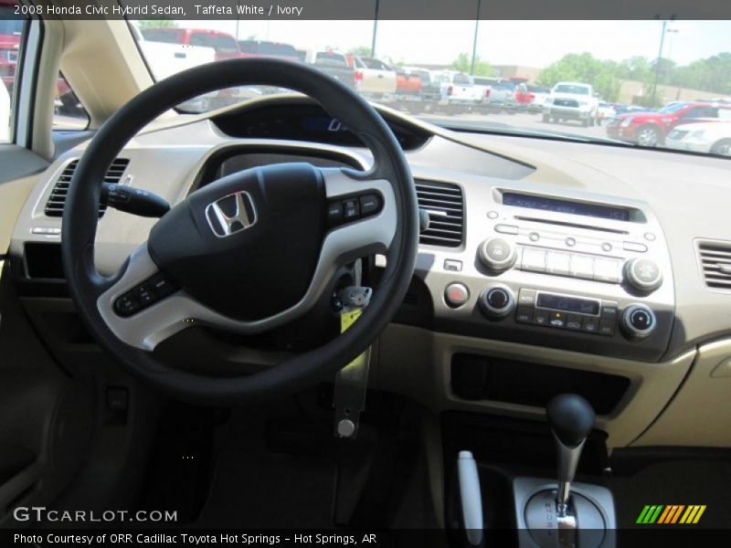 Taffeta White / Ivory 2008 Honda Civic Hybrid Sedan