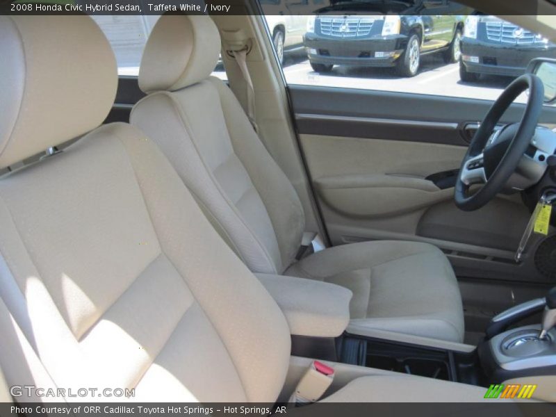 Taffeta White / Ivory 2008 Honda Civic Hybrid Sedan