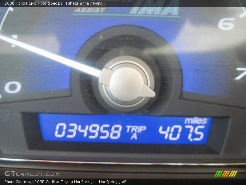 Taffeta White / Ivory 2008 Honda Civic Hybrid Sedan