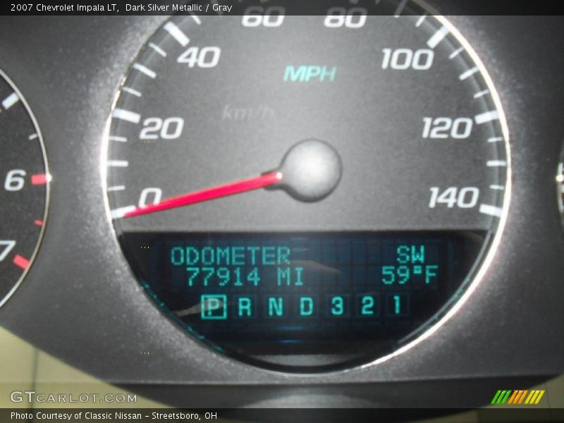 Dark Silver Metallic / Gray 2007 Chevrolet Impala LT