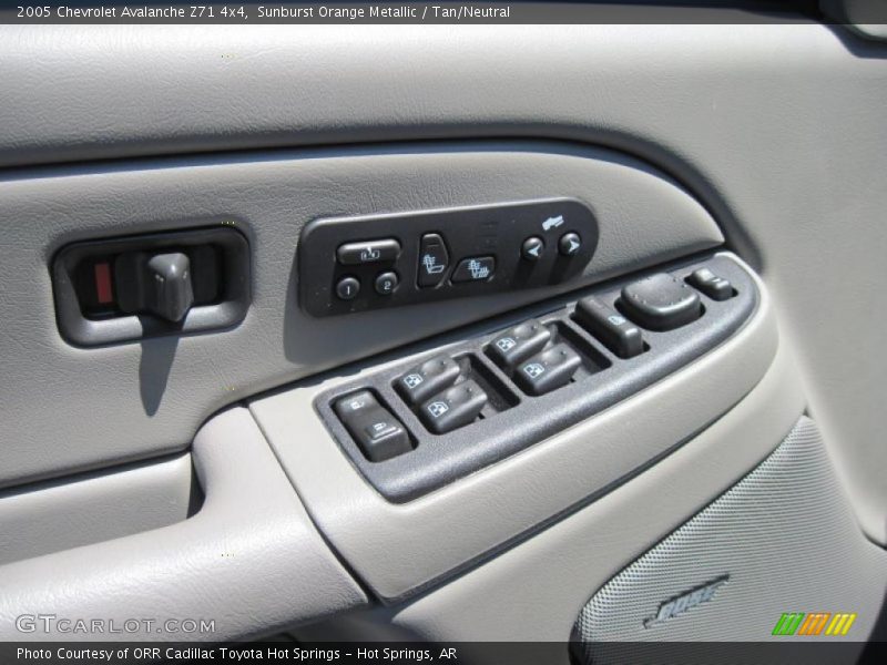 Sunburst Orange Metallic / Tan/Neutral 2005 Chevrolet Avalanche Z71 4x4