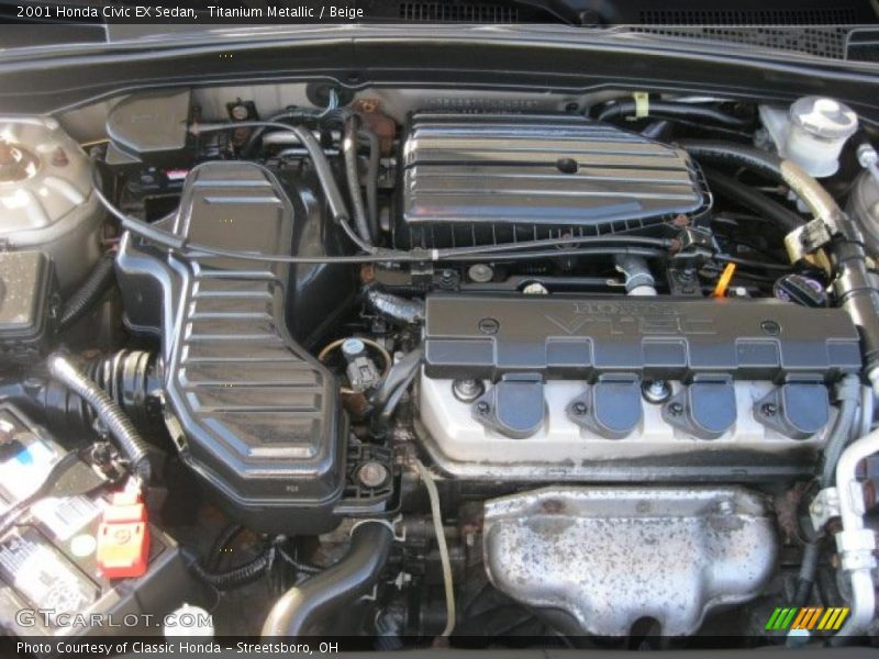  2001 Civic EX Sedan Engine - 1.7L SOHC 16V 4 Cylinder
