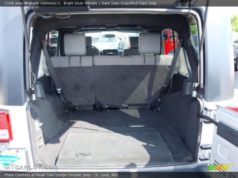Bright Silver Metallic / Dark Slate Gray/Med Slate Gray 2008 Jeep Wrangler Unlimited X