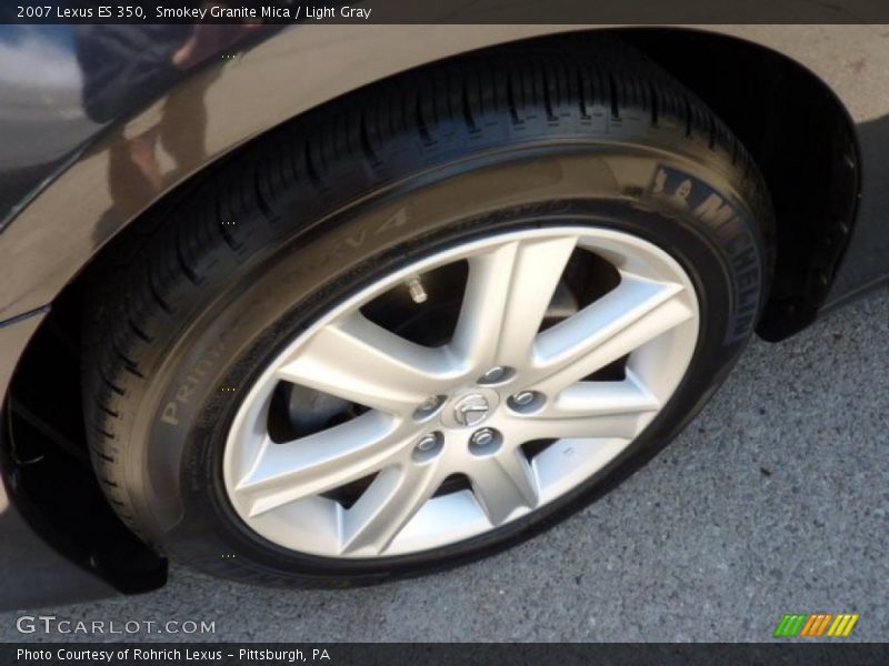 Smokey Granite Mica / Light Gray 2007 Lexus ES 350