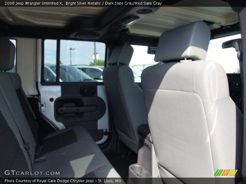 Bright Silver Metallic / Dark Slate Gray/Med Slate Gray 2008 Jeep Wrangler Unlimited X
