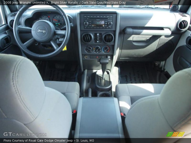 Dashboard of 2008 Wrangler Unlimited X