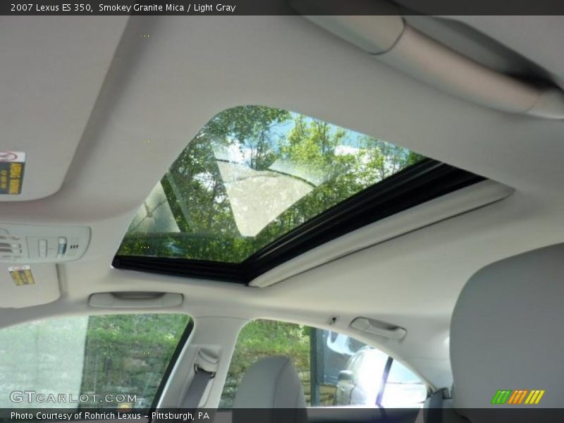 Smokey Granite Mica / Light Gray 2007 Lexus ES 350