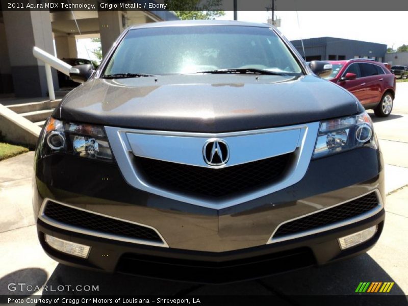 Grigio Metallic / Ebony 2011 Acura MDX Technology