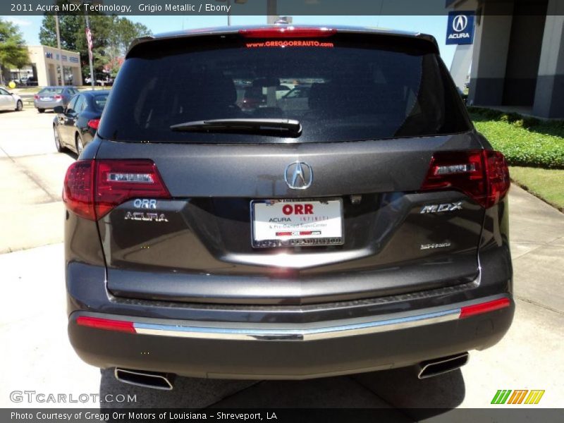 Grigio Metallic / Ebony 2011 Acura MDX Technology