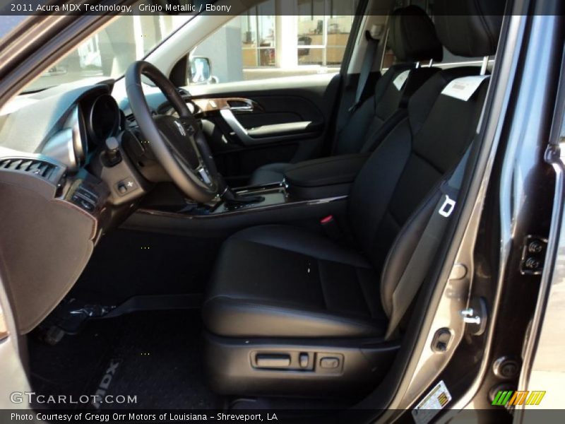 Grigio Metallic / Ebony 2011 Acura MDX Technology