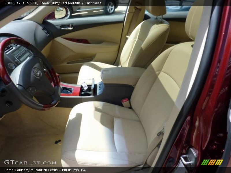 Royal Ruby Red Metallic / Cashmere 2008 Lexus ES 350