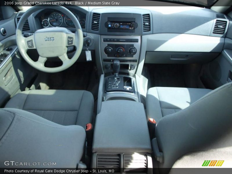 Black / Medium Slate Gray 2006 Jeep Grand Cherokee Laredo 4x4