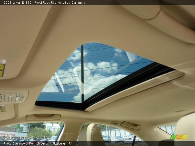 Royal Ruby Red Metallic / Cashmere 2008 Lexus ES 350