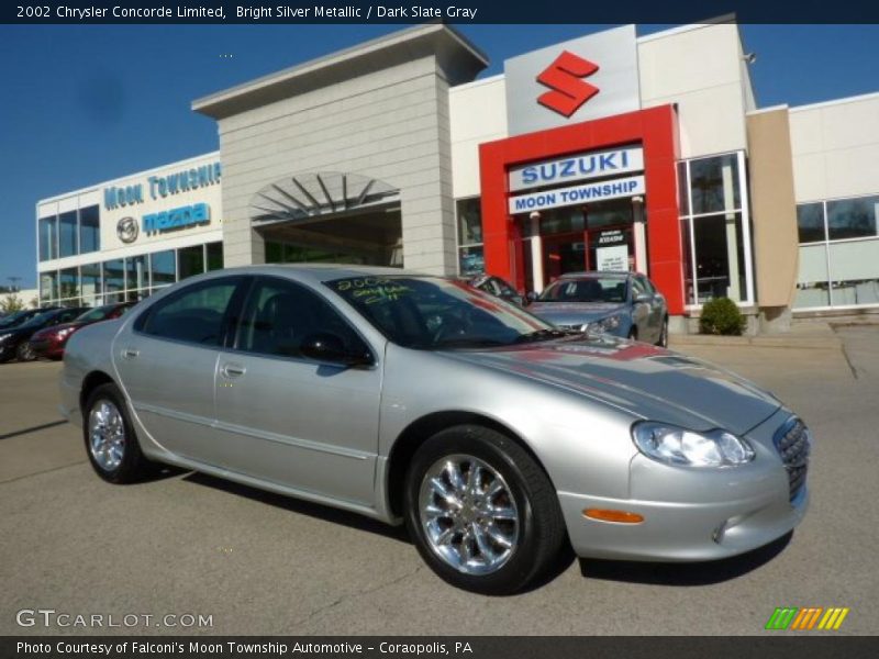 Bright Silver Metallic / Dark Slate Gray 2002 Chrysler Concorde Limited