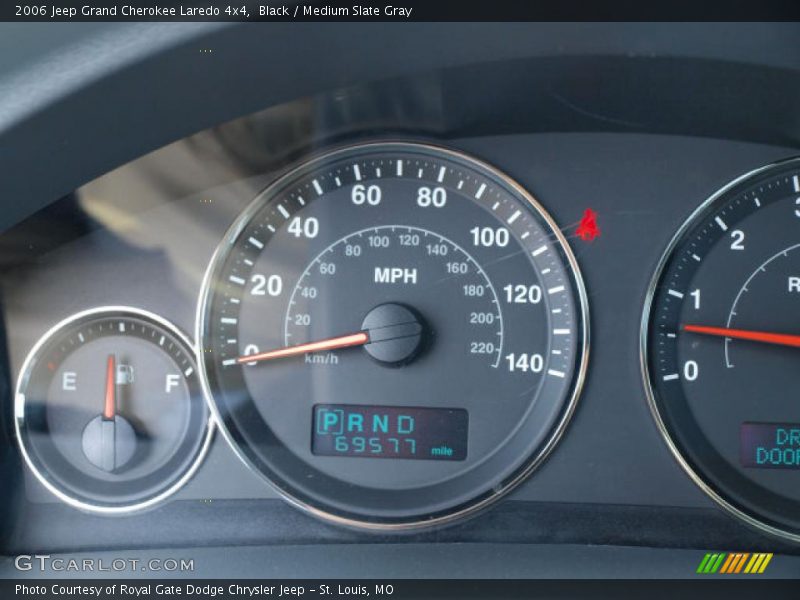 Black / Medium Slate Gray 2006 Jeep Grand Cherokee Laredo 4x4