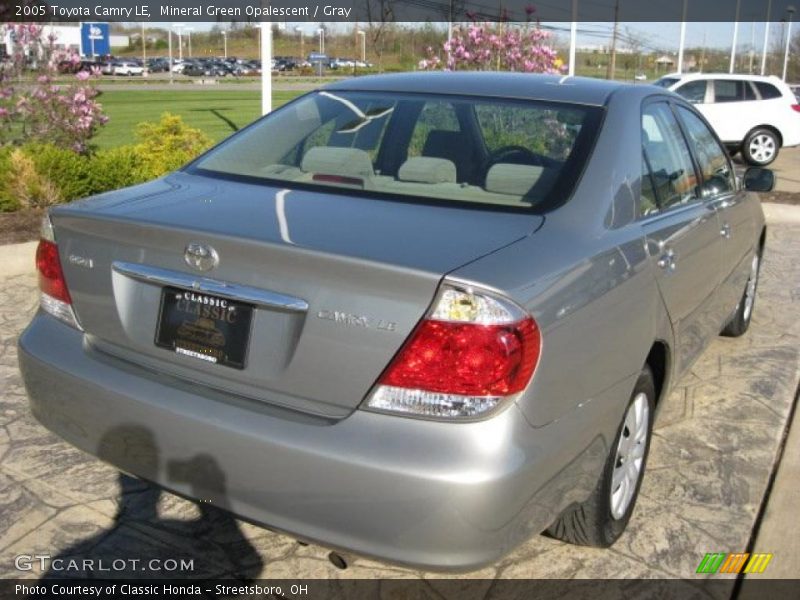 Mineral Green Opalescent / Gray 2005 Toyota Camry LE