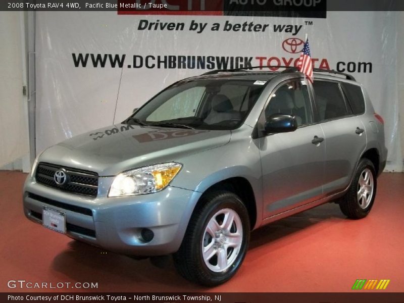 Pacific Blue Metallic / Taupe 2008 Toyota RAV4 4WD