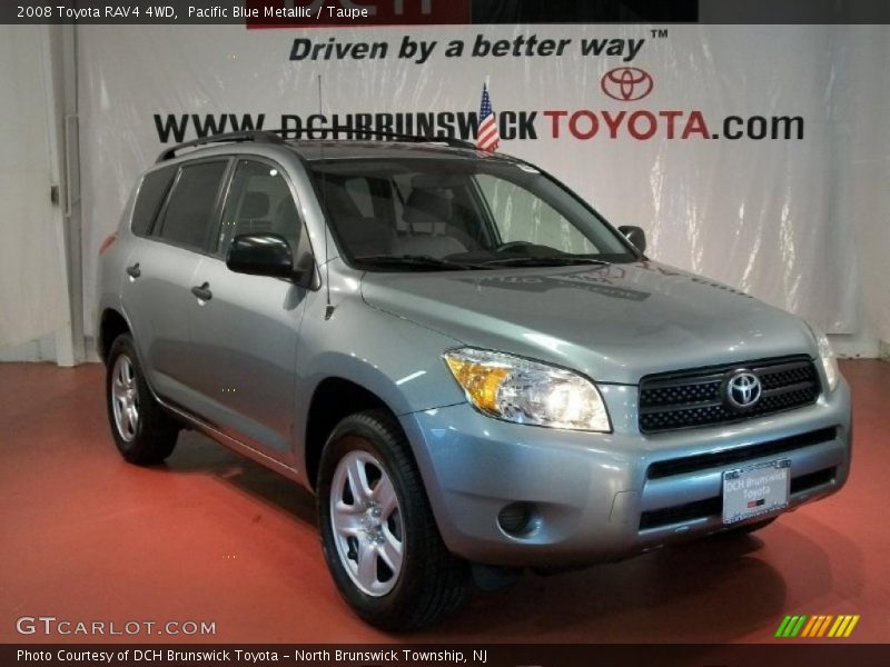 Pacific Blue Metallic / Taupe 2008 Toyota RAV4 4WD