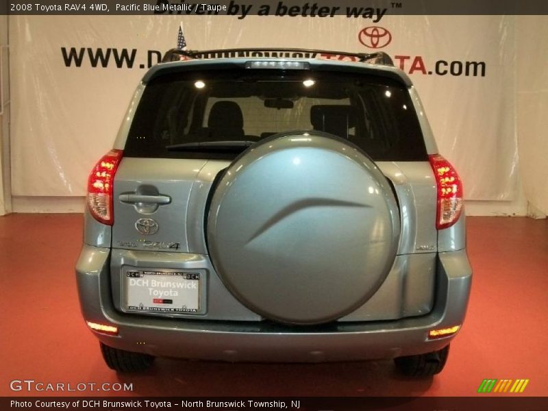 Pacific Blue Metallic / Taupe 2008 Toyota RAV4 4WD
