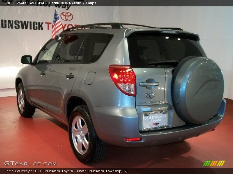 Pacific Blue Metallic / Taupe 2008 Toyota RAV4 4WD