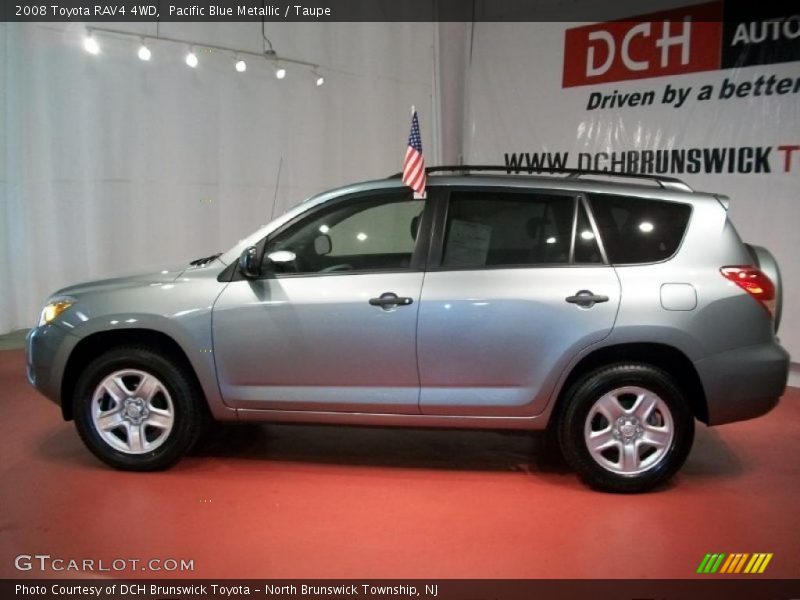 Pacific Blue Metallic / Taupe 2008 Toyota RAV4 4WD