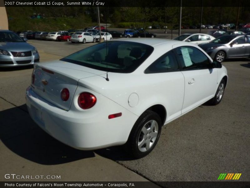 Summit White / Gray 2007 Chevrolet Cobalt LS Coupe