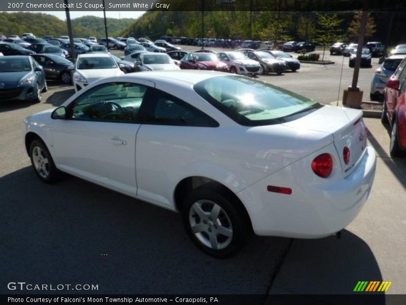 Summit White / Gray 2007 Chevrolet Cobalt LS Coupe