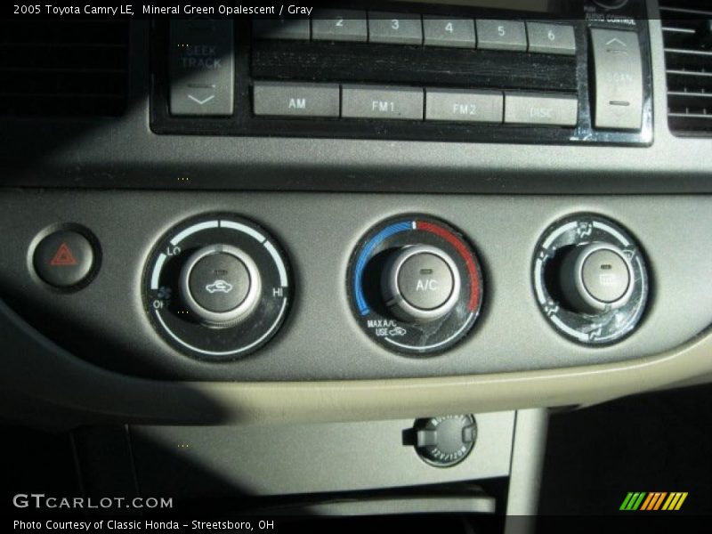 Mineral Green Opalescent / Gray 2005 Toyota Camry LE