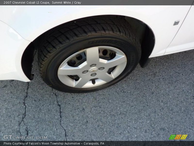 Summit White / Gray 2007 Chevrolet Cobalt LS Coupe