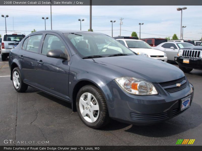 Slate Metallic / Gray 2008 Chevrolet Cobalt LS Sedan