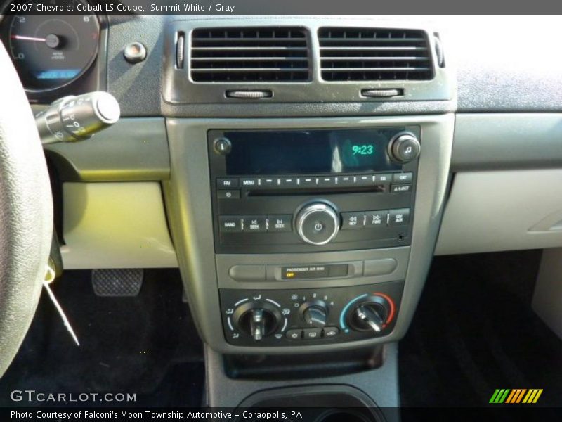 Summit White / Gray 2007 Chevrolet Cobalt LS Coupe