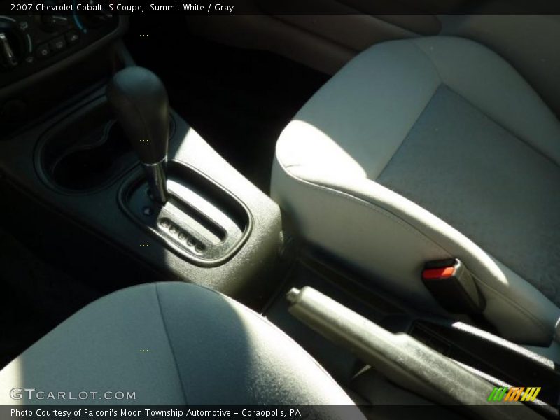Summit White / Gray 2007 Chevrolet Cobalt LS Coupe