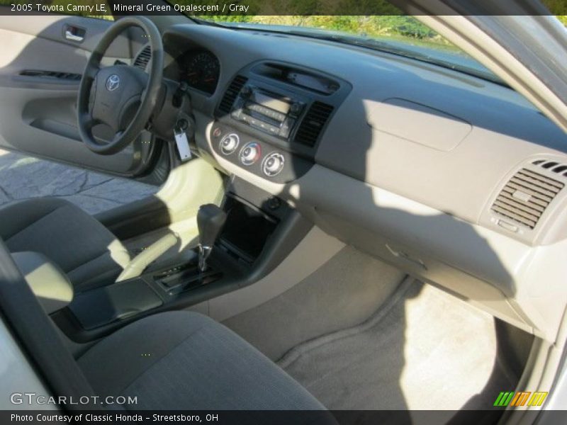 Mineral Green Opalescent / Gray 2005 Toyota Camry LE