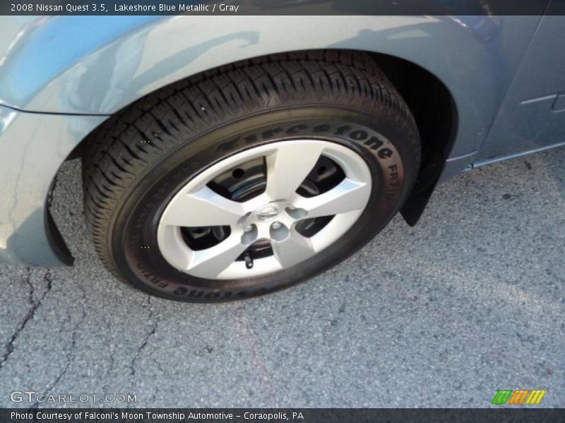 Lakeshore Blue Metallic / Gray 2008 Nissan Quest 3.5