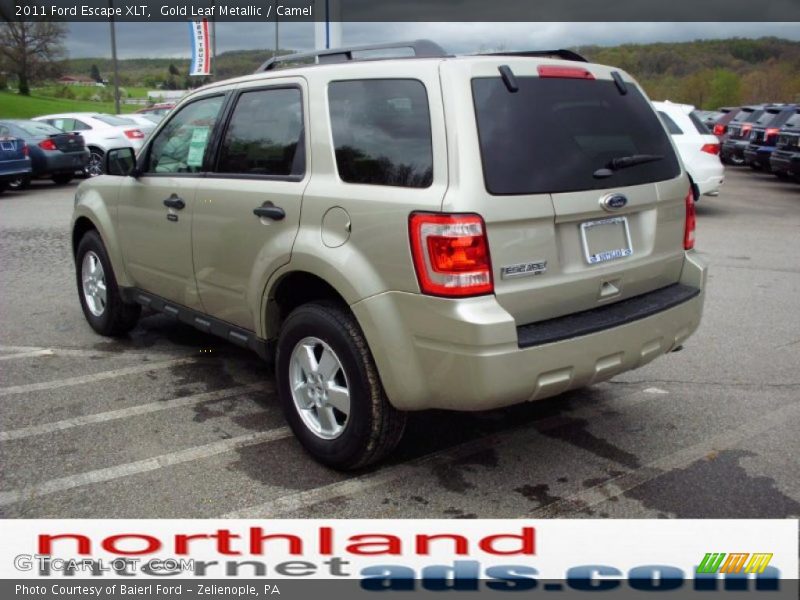 Gold Leaf Metallic / Camel 2011 Ford Escape XLT