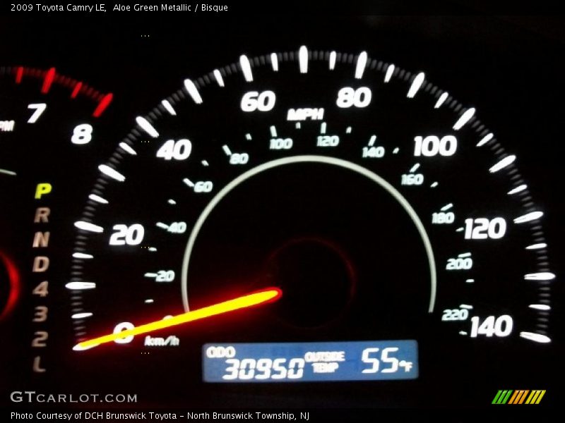 Aloe Green Metallic / Bisque 2009 Toyota Camry LE